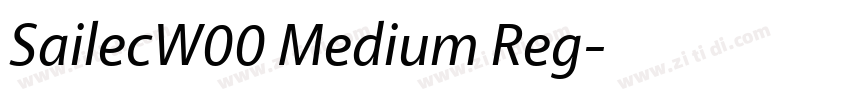 SailecW00 Medium Reg字体转换